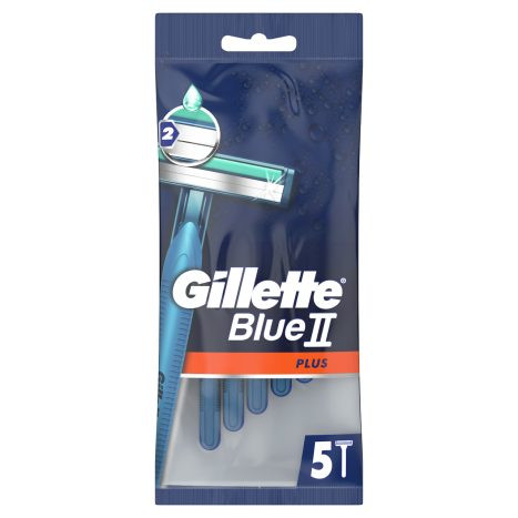 Gillette BlueII Plus eldobható borotva 5 db