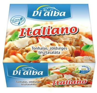 Di Alba Italiano tonhalas zöldséges tésztasaláta 160 g