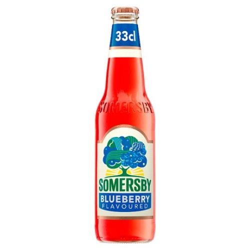 Somersby cider almalé alapú szénsavas, alkoholos ital kék áfonya ízesítéssel 4,5 % 330 ml