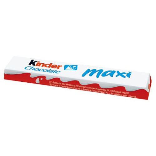 Kinder Chocolate Maxi tejcsokoládé szelet tejes krémmel töltve 21 g