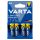 Varta Longlife Power AA LR6 1,5 V nagy teljesítményű alkáli elem 4 db