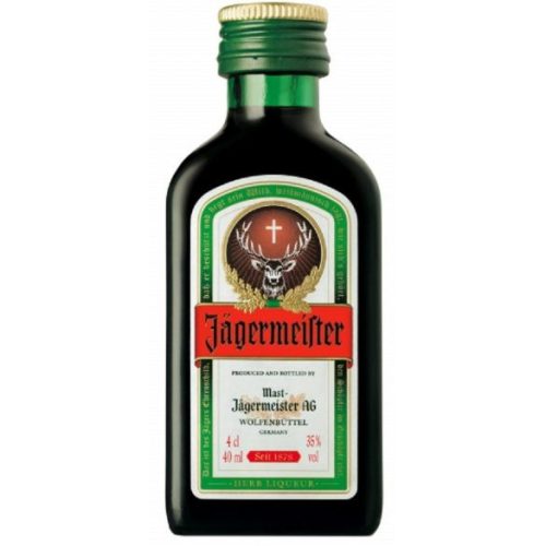 Jägermeister gyógynövény likőr 35% 0,04 l