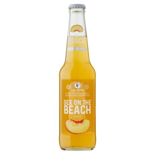 Le Coq Sex on the Beach narancs - barack - áfonya - rum ízű szénsavas alkoholos ital 4,7 % 0,33 l