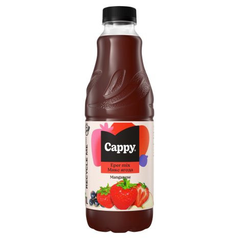 Cappy Eper mix gyümölcsital gyümölcslével és gyümölcspürével cukorral és édesítőszerekkel 1 l