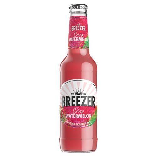 Breezer görögdinnye ízű alkoholos ital 4 % 275 ml