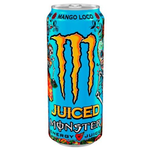 Monster Energy Juiced Monster Mango Loco szénsavas ital gyümölcslével, koffeinnel 500 ml