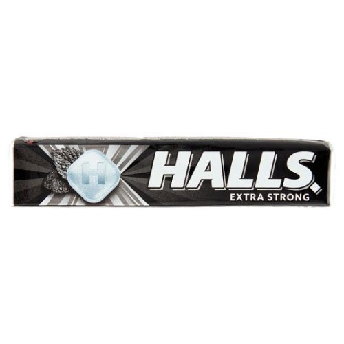 Halls extra erős mentol-eukaliptuszízű töltetlen keménycukorka 33,5 g