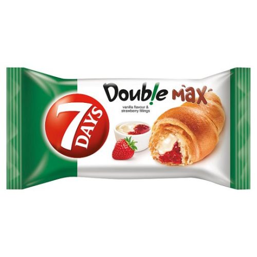 7 Days Double eper- és vaníliakrémmel töltött croissant 80 g