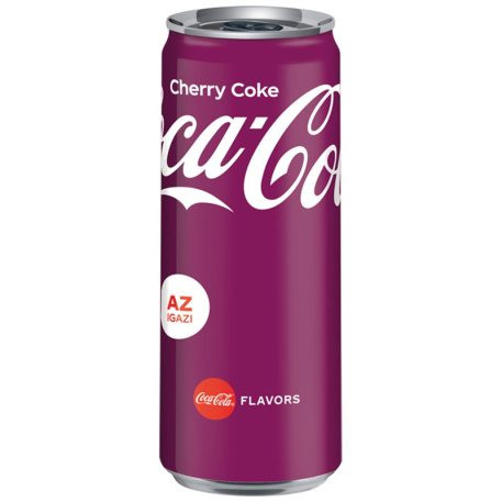 Coca-Cola Cherry Coke colaízű szénsavas üdítőital cseresznye ízesítéssel 0,33 l