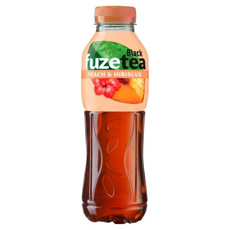 fuzetea őszibarack- és hibiszkusz ízesítéssel 0,5 l