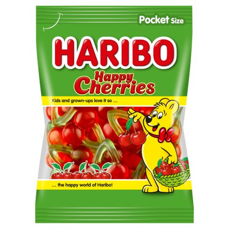 Haribo Happy Cherries gyümölcsízű gumicukorka 100 g