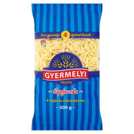 Gyermelyi copfocska 4 tojásos száraztészta 500 g