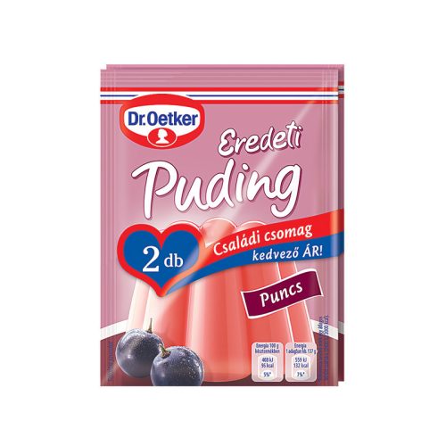 Dr. Oetker Eredeti Puding puncsízű pudingpor 2 x 40 g