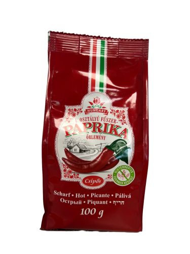 Kalocsai fűszerpaprika őrlemény csípős 100 g