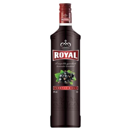 Royal feketeribizli likőr 28 % 0,5 l