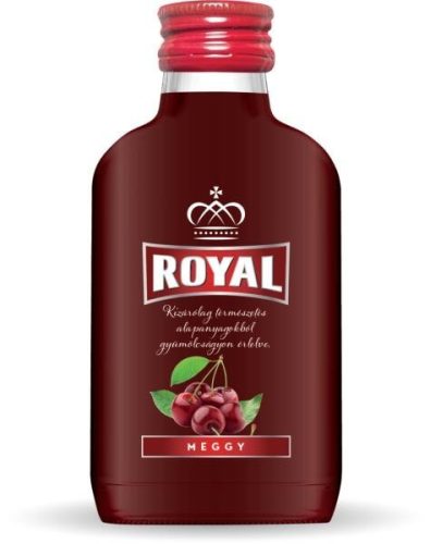 Royal meggy likőr 28 % 0,1 l