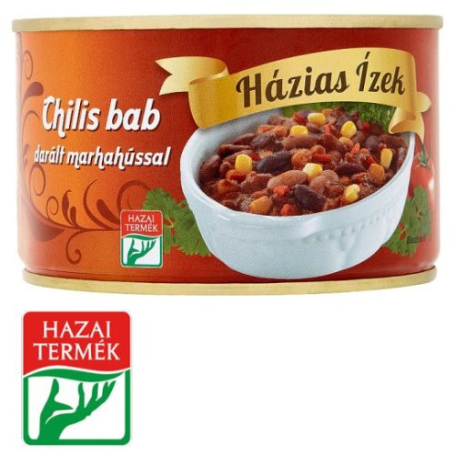 Házias ízek chilis bab darált marhahússal 400 g