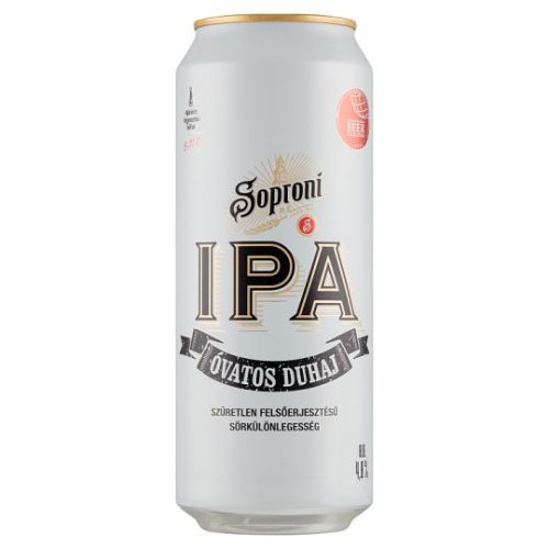 Soproni Óvatos Duhaj IPA szűretlen felsőerjesztésű sörkülönlegesség 4,8 % 0,5 l