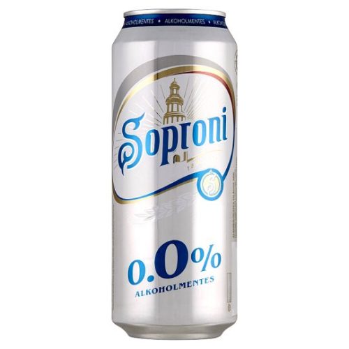 Soproni alkoholmentes világos sör 0,0 % 0,5 l