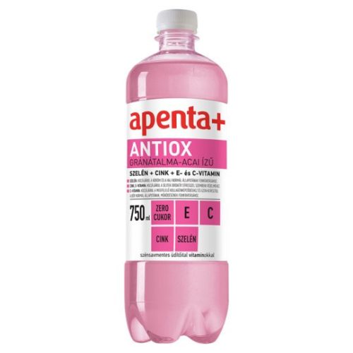 Apenta+ Antiox gránátalma-acai ízű szénsavmentes energiamentes üdítőital vitaminokkal 750 ml