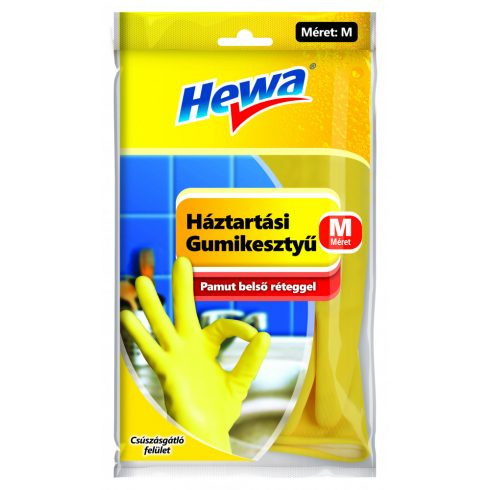 Hewa háztartási gumikesztyű M méret