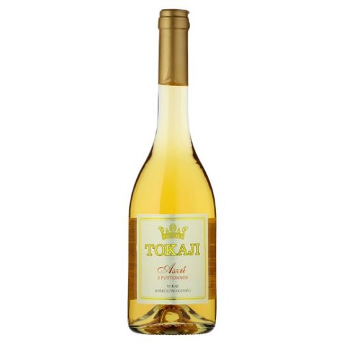 Tokaji Aszu 3 puttyonyos édes fehérbor 0,5 l