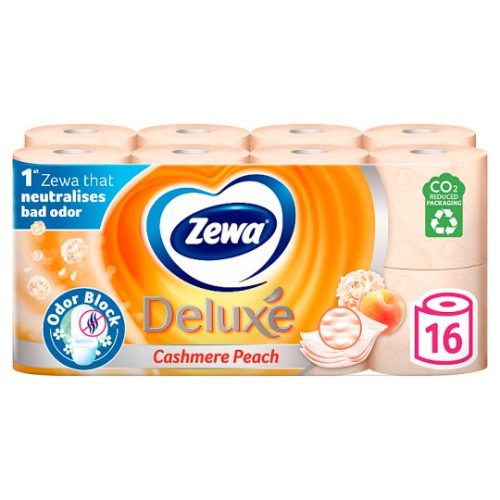 Zewa Deluxe Cashmere Peach toalettpapír 3 rétegű 16 tekercs