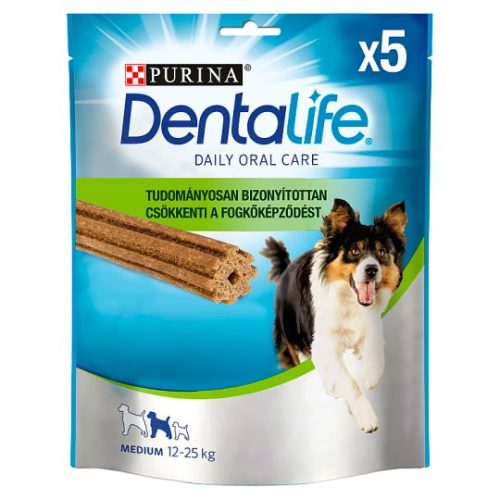 Dentalife Medium jutalomfalat felnőtt kutyák számára 5 db 115 g