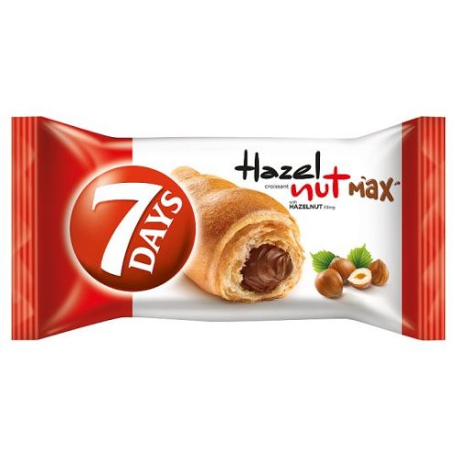 7 Days Hazelnut Max mogyoró krémmel töltött croissant  60 g