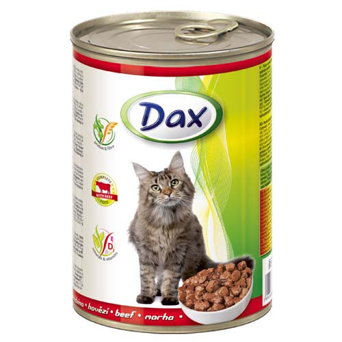 Dax  macskakonzerv marha 415 g