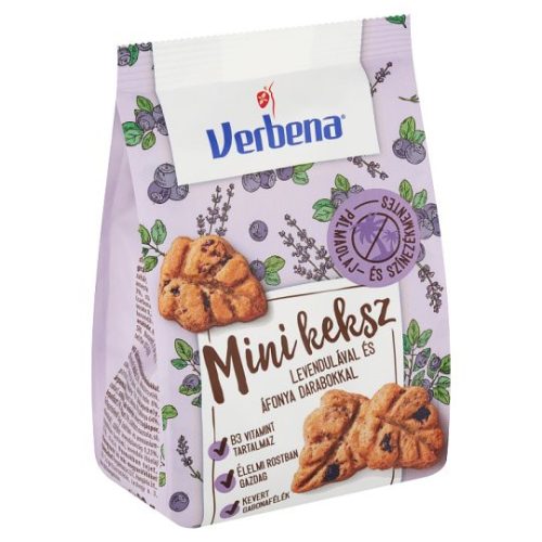 Verbena mini keksz levendulával és áfonya darabokkal 90 g