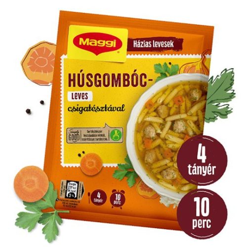 Maggi húsgombócleves csigatésztával 62 g