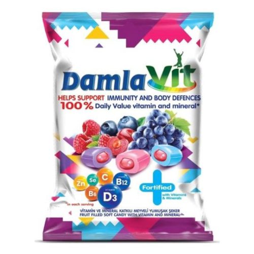 Damla Vit vegyes gyümölcs ízű puha karamella 80 g