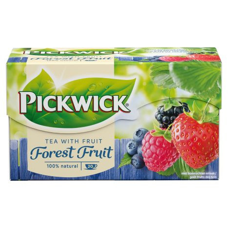 Pickwick Forest Fruit erdeigyümölcsízű fekete tea 20 filter 30 g