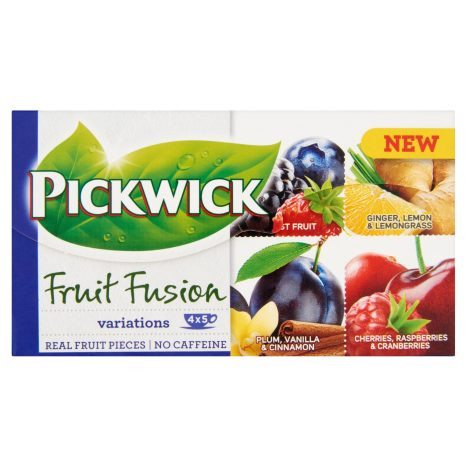 Pickwick Fruit Fusion gyümölcs- és gyógynövénytea variációk 20 filter 40 g