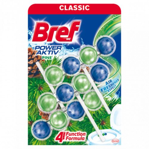 Bref Power Aktiv Pine WC frissítő 3 x 50 g