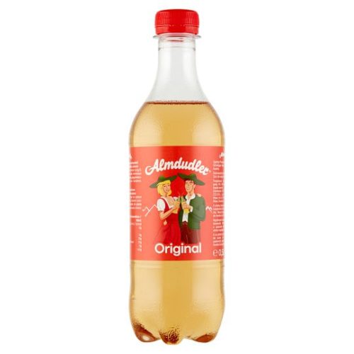 Almdudler alpesi gyógynövényekből készült szénsavas üdítőital, cukorral 0,5 l