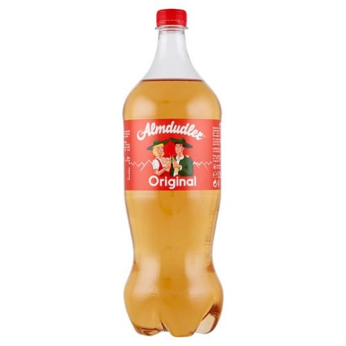 Almdudler Original alpesi növényekből készült szénsavas üdítőital cukorral 1,5 l